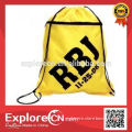 Pop Yellow drawstring toiletry bag for promotion